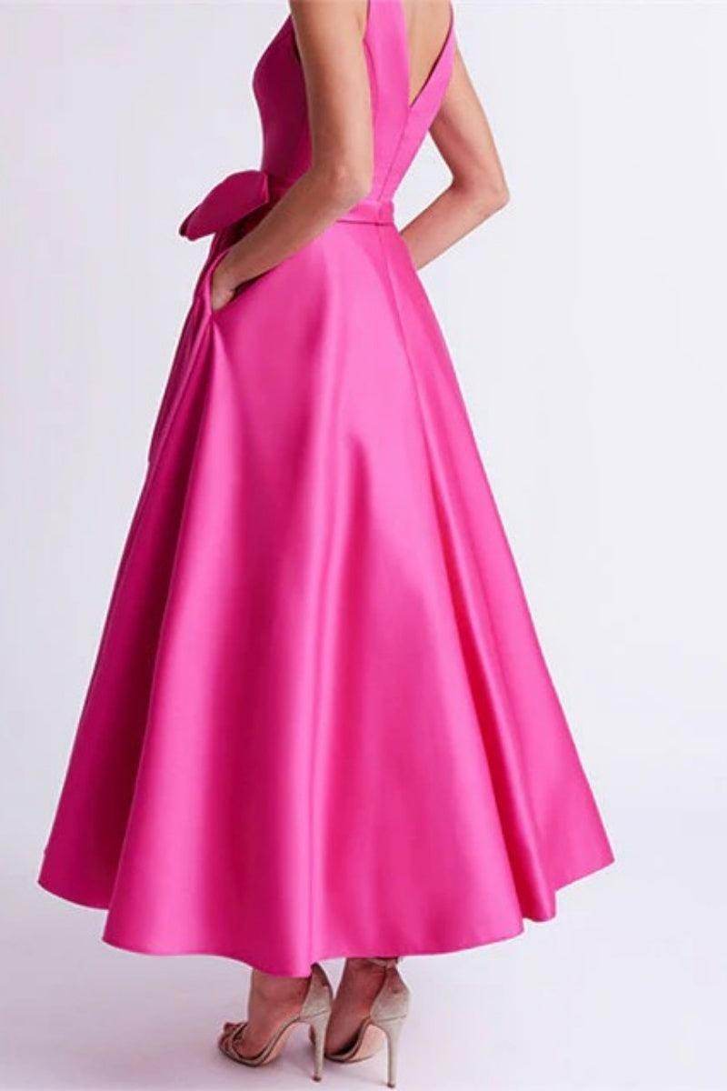 V Neck Sleeveless Ankle-Length Mother Of The Bride Dresses CM0331 - Seldom Seen Styles