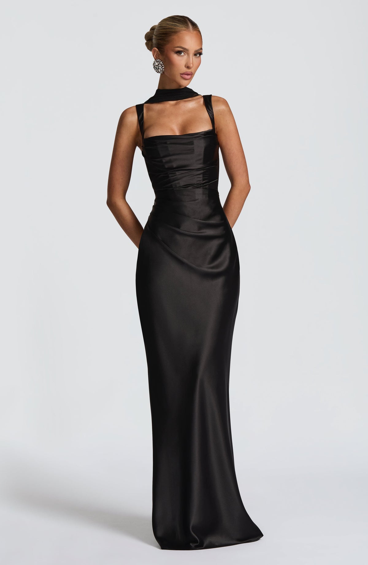 Calanthe Maxi Dress - Black - Seldom Seen Styles