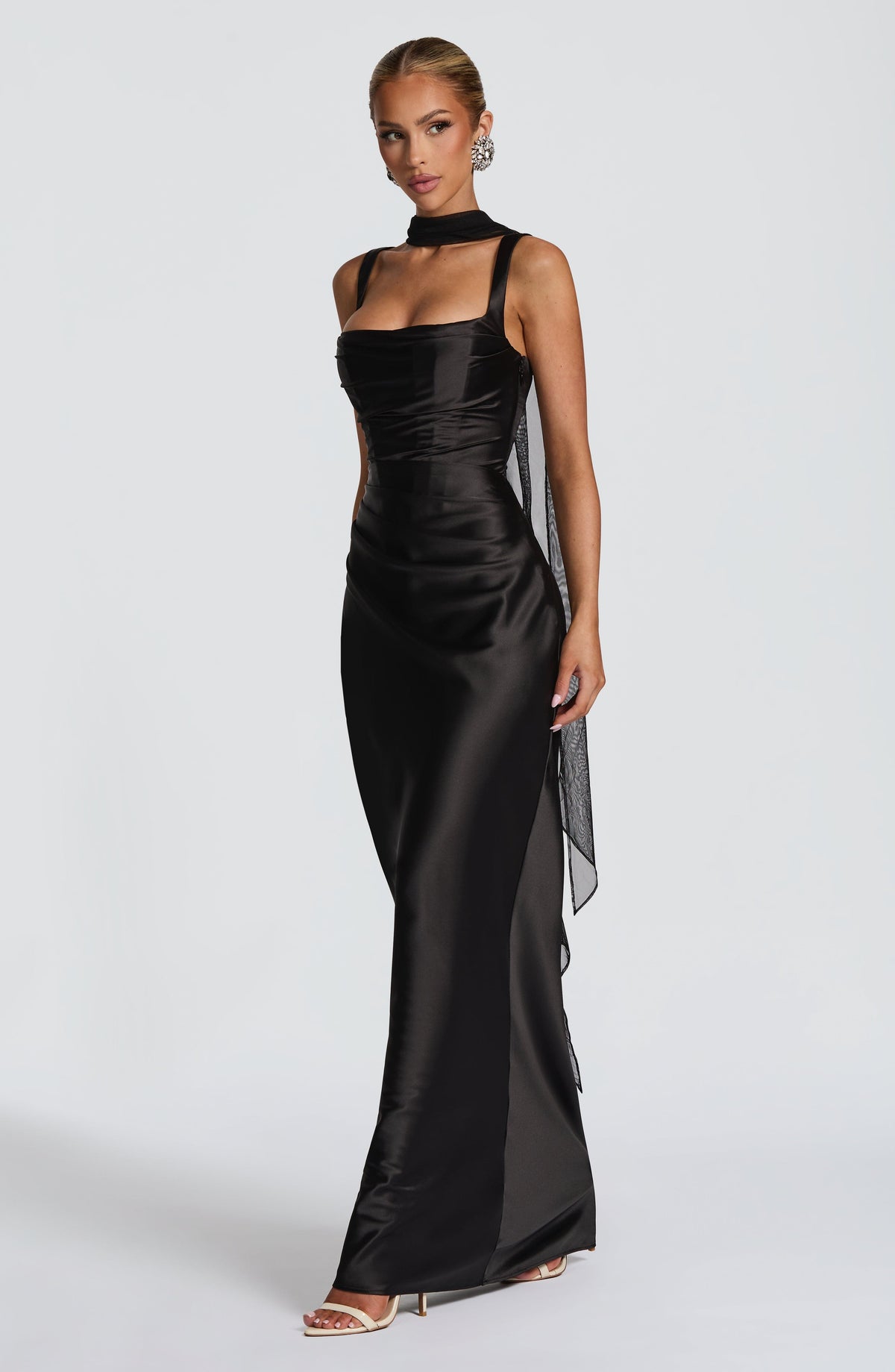 Calanthe Maxi Dress - Black - Seldom Seen Styles
