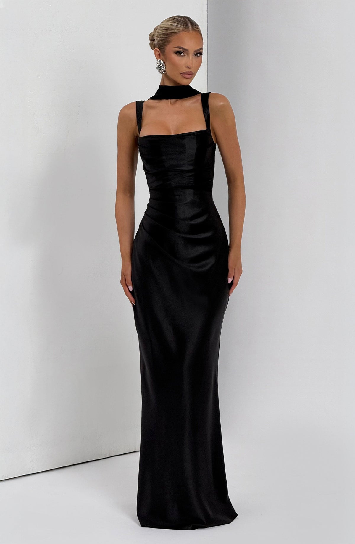 Calanthe Maxi Dress - Black - Seldom Seen Styles