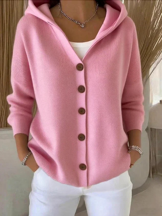 Cally – Soft Hooded Knit Cardigan for Effortless Everyday Comfort - Seldom Seen Styles