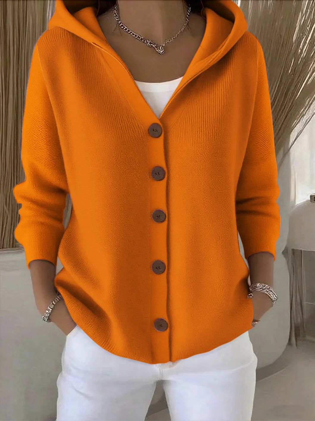 Cally – Soft Hooded Knit Cardigan for Effortless Everyday Comfort - Seldom Seen Styles