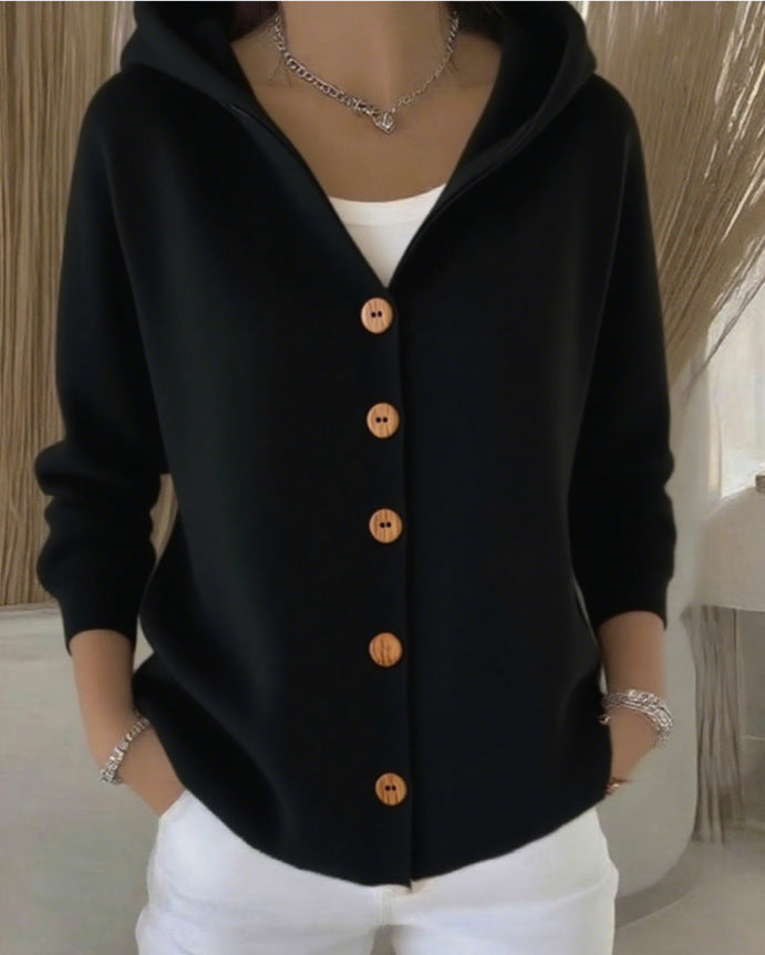 Cally – Soft Hooded Knit Cardigan for Effortless Everyday Comfort - Seldom Seen Styles