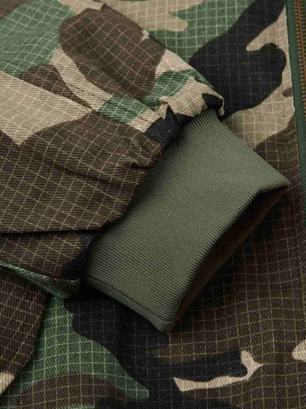 Camouflage Fur Collar Reversible Cotton Jacket - 2499 - Seldom Seen Styles
