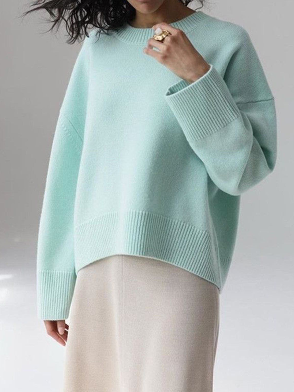 Candyfloss Oversized Pullover Sweater - Seldom Seen Styles