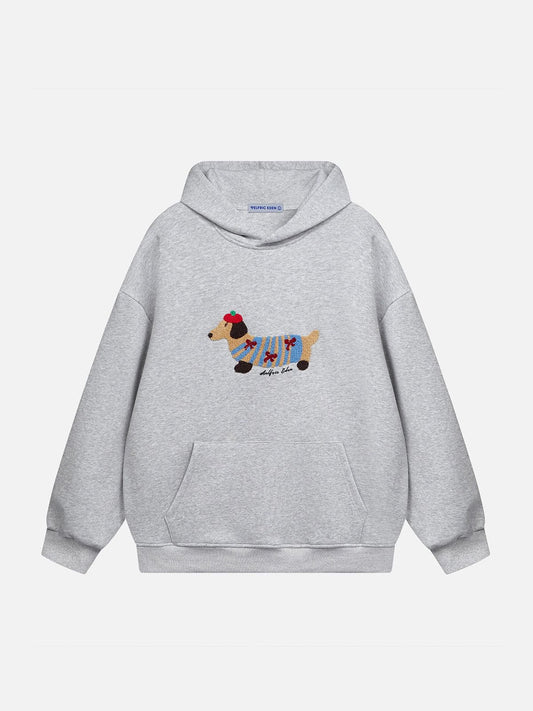 Cartoon Dachshund Hoodie - Seldom Seen Styles