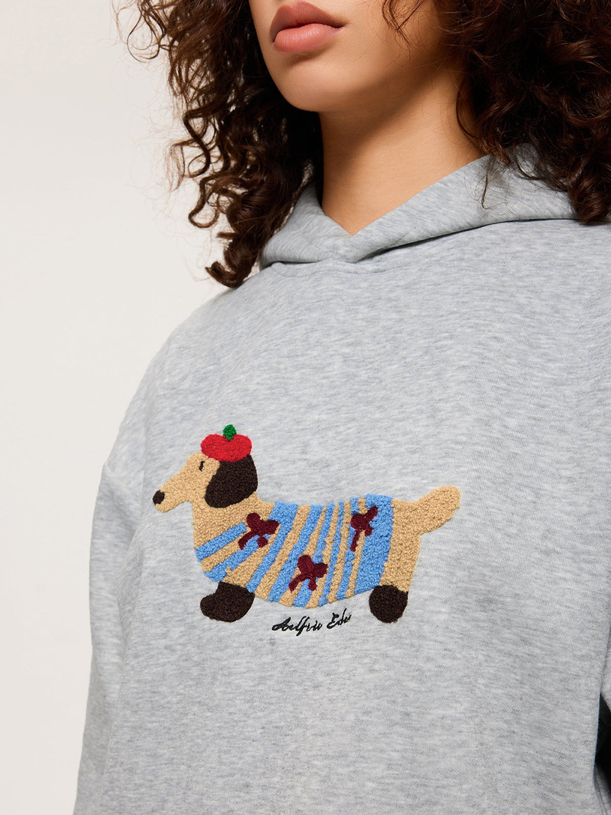 Cartoon Dachshund Hoodie - Seldom Seen Styles