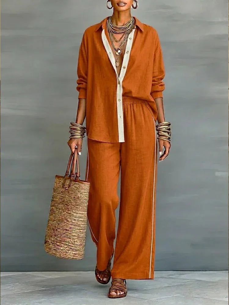 Cassie Summer Linen Co-Ord Set - Seldom Seen Styles