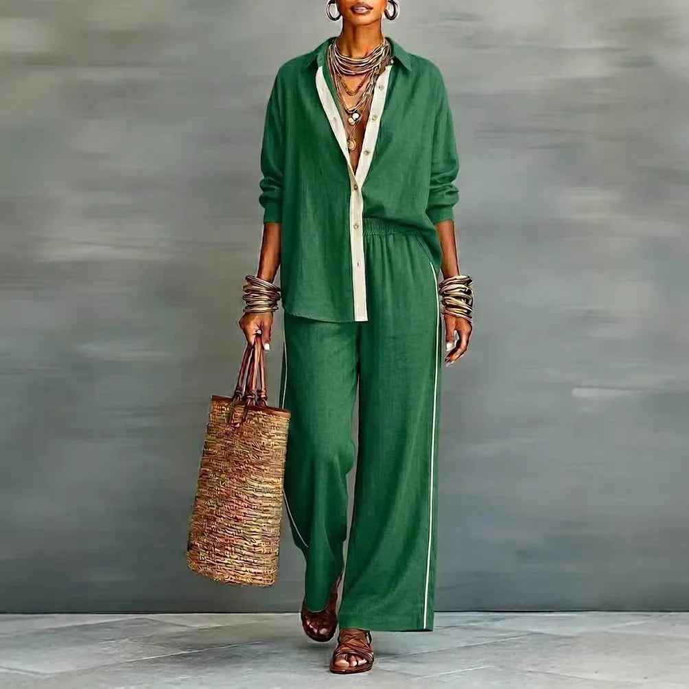Cassie Summer Linen Co-Ord Set - Seldom Seen Styles