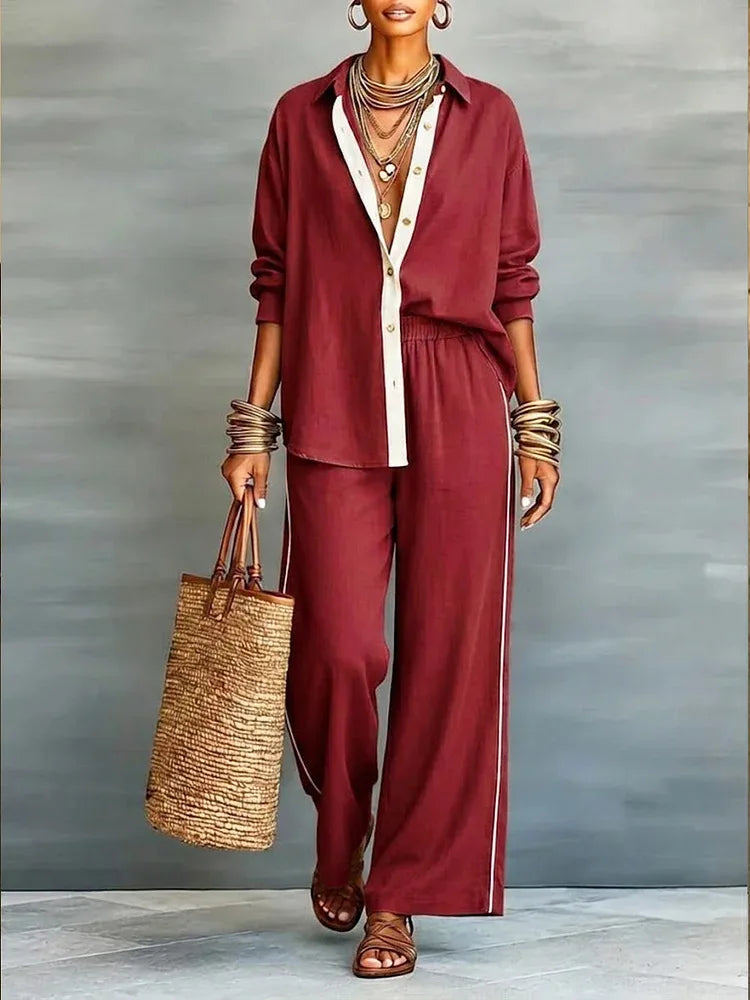 Cassie Summer Linen Co-Ord Set - Seldom Seen Styles