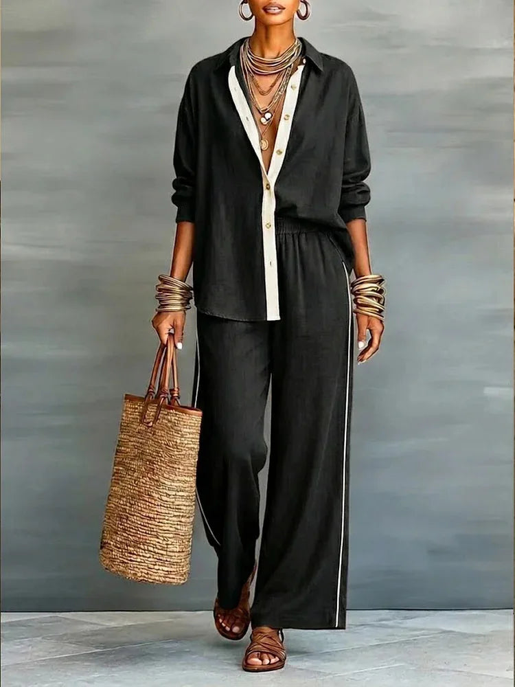 Cassie Summer Linen Co-Ord Set - Seldom Seen Styles