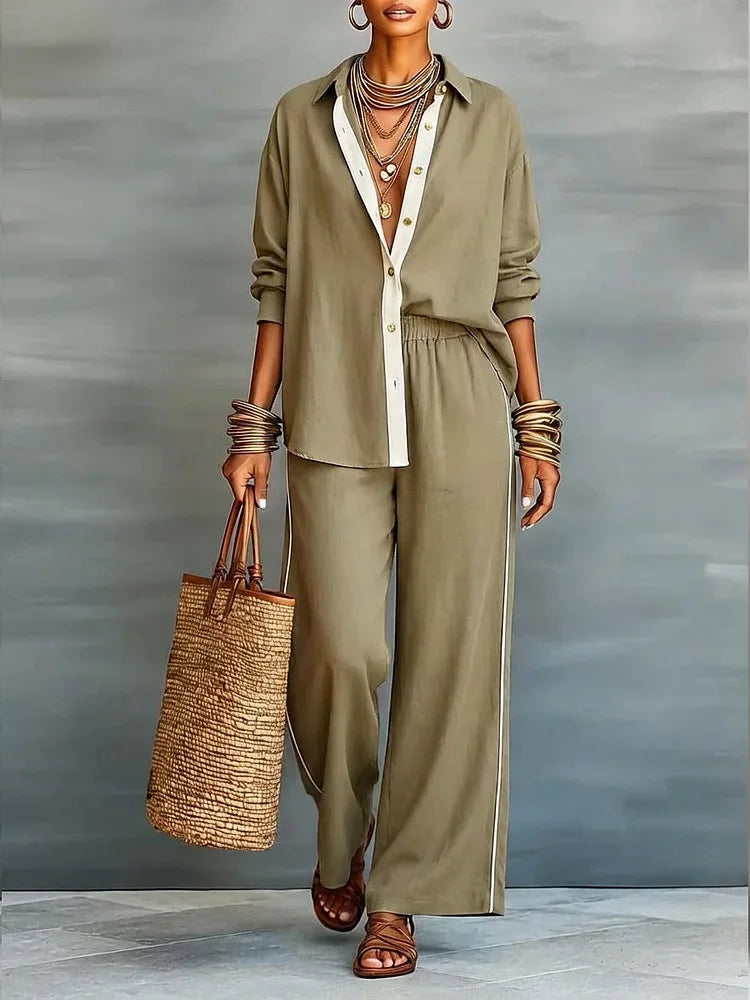 Cassie Summer Linen Co-Ord Set - Seldom Seen Styles