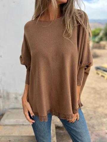 Casual Round Neck Lace Top - Seldom Seen Styles