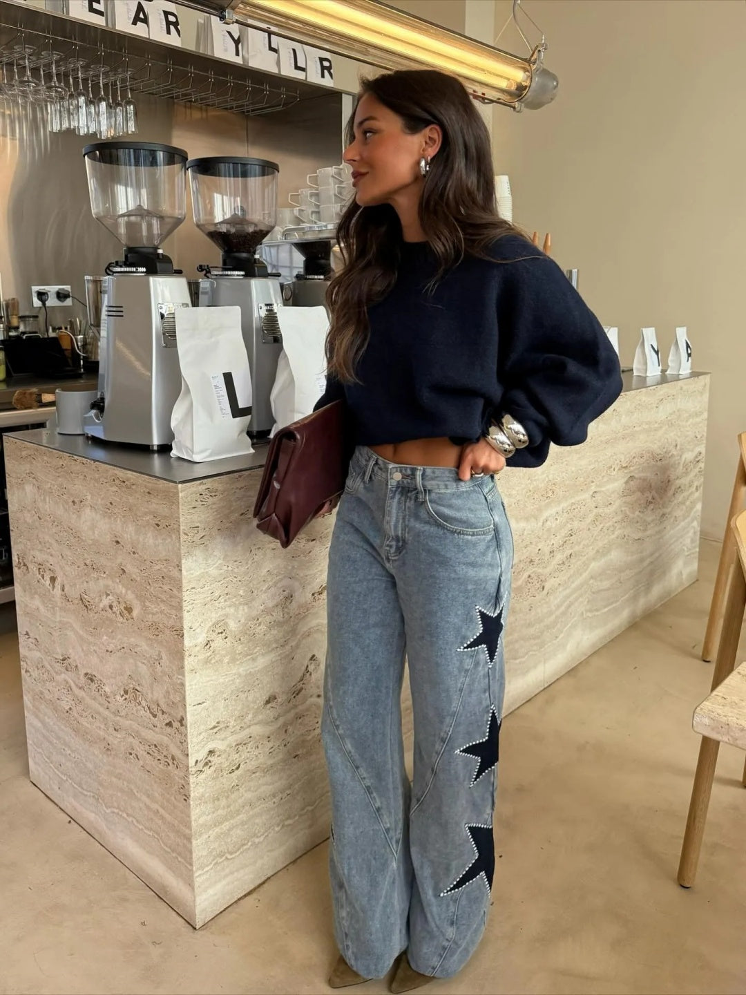 Casual Star Straight Jeans - Seldom Seen Styles