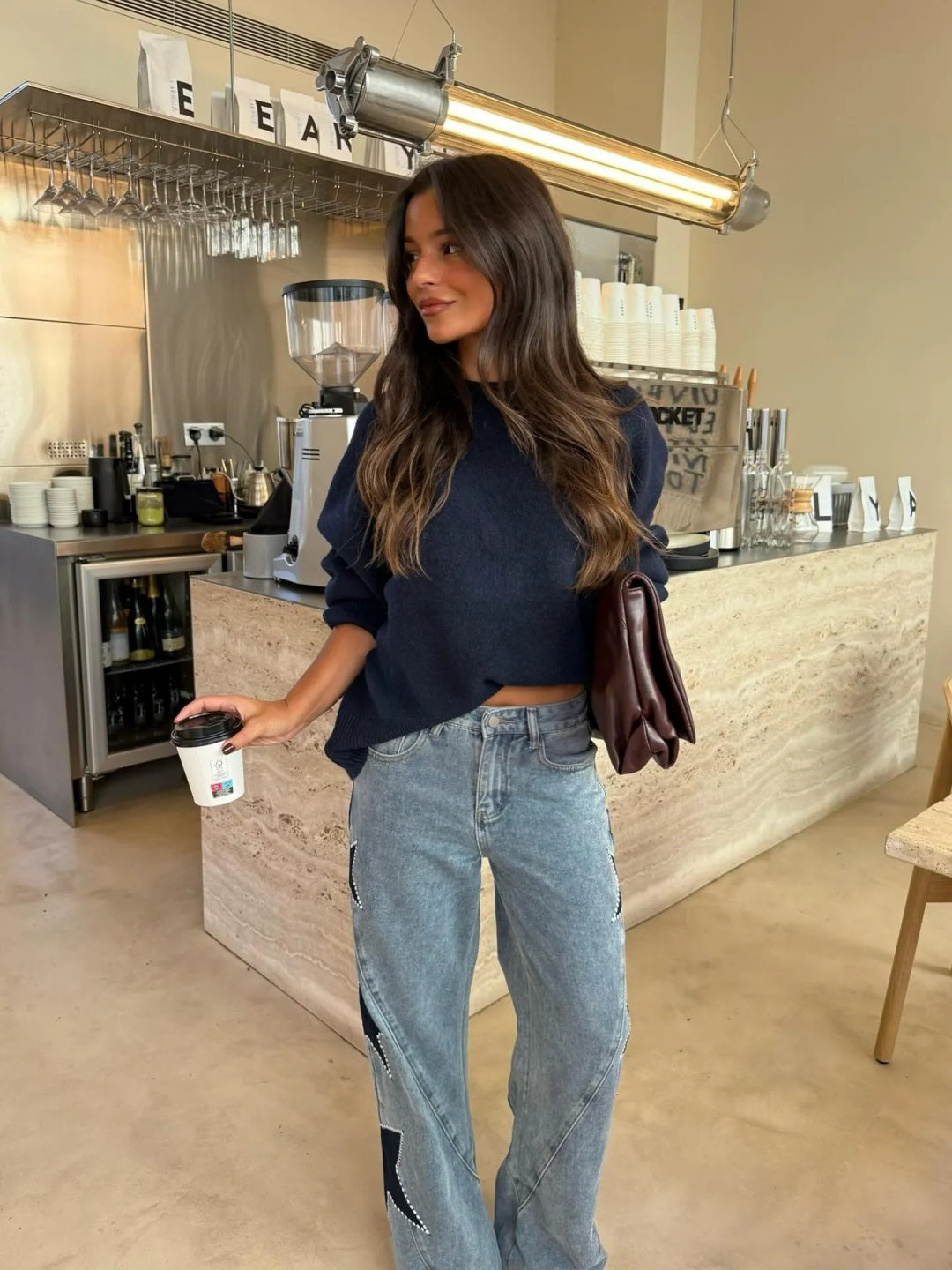 Casual Star Straight Jeans - Seldom Seen Styles