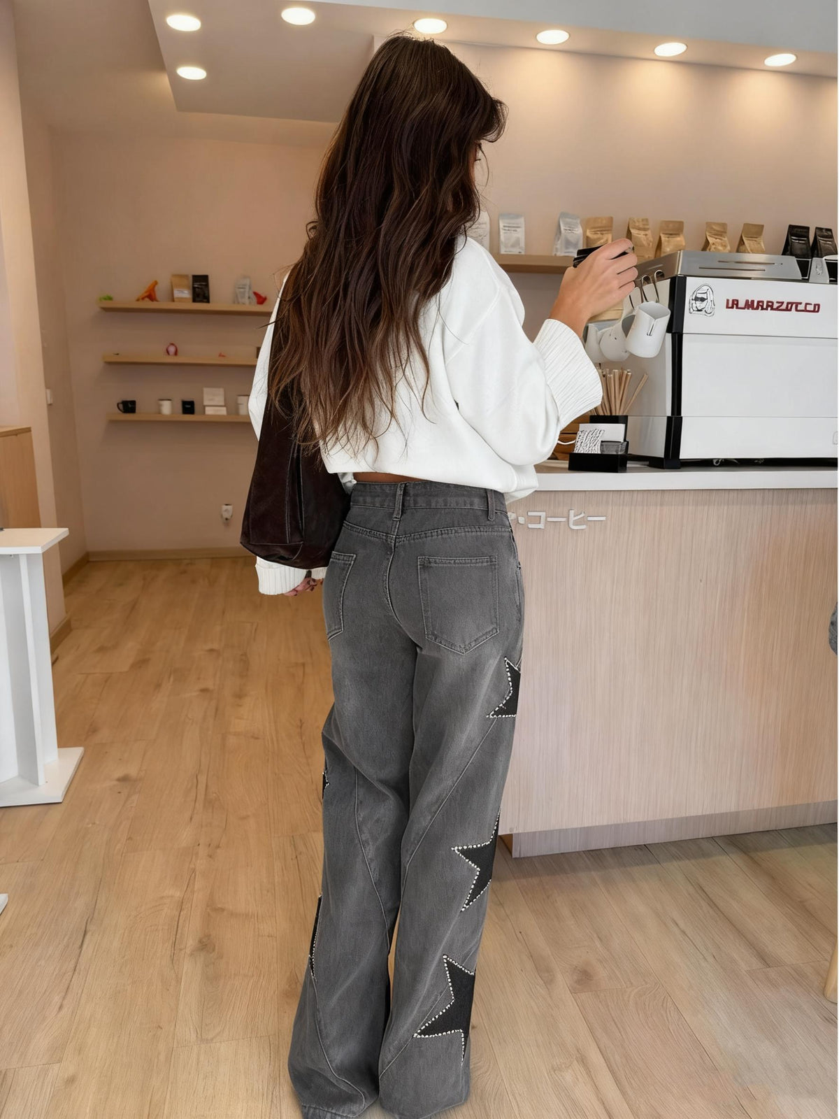 Casual Star Straight Jeans - Seldom Seen Styles
