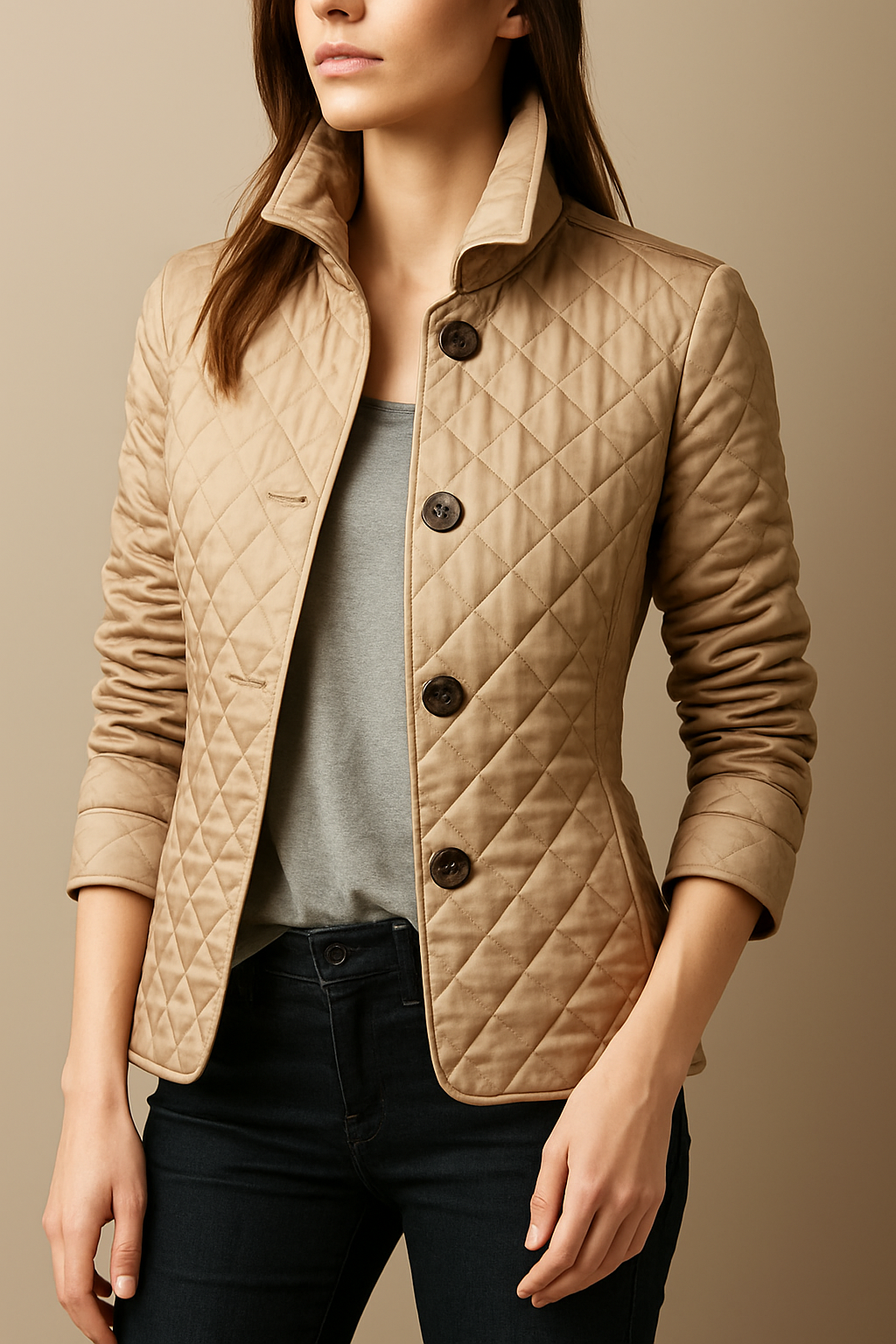 Madona Quilted Button Jacket - Seldom Seen Styles