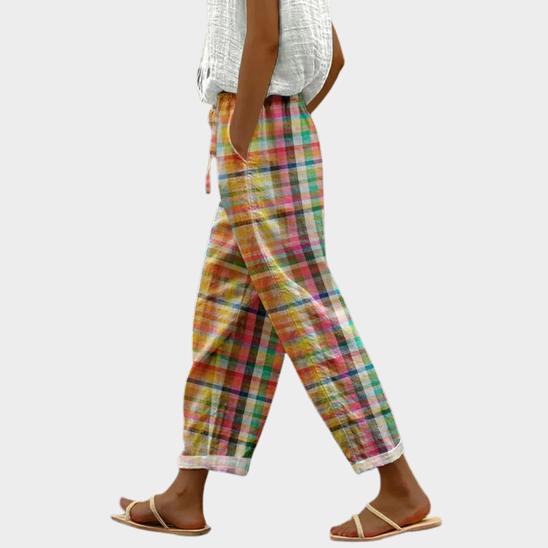 Checkered Comfort Pants - Seldom Seen Styles