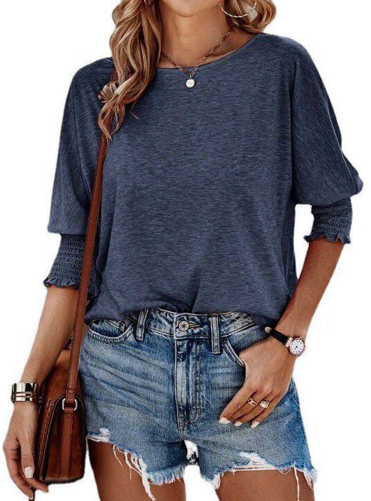 🔥Clearance Sale🏆Women's Fashion 3/4 Sleeve Crewneck Basic Business T-Shirts - Seldom Seen Styles