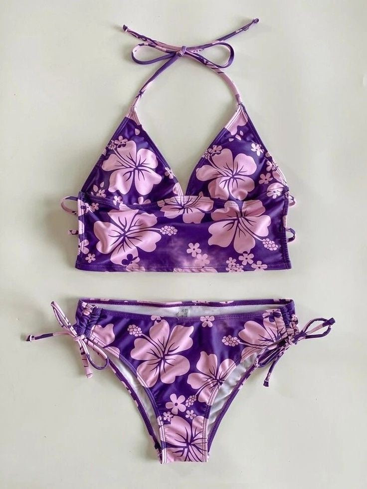 Coconut Girl Floral Bikini Swimsuit - Seldom Seen Styles