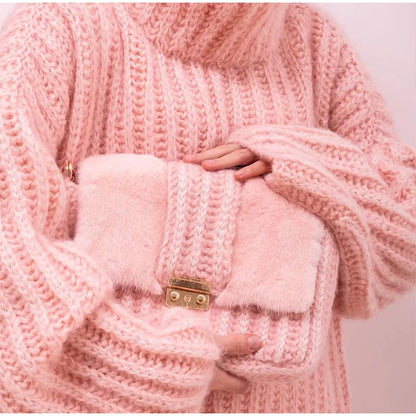 Pull en tricot doux ample