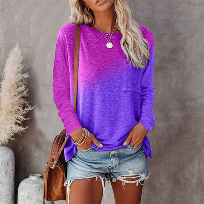 Colorful Long Sleeve Boho Shirt