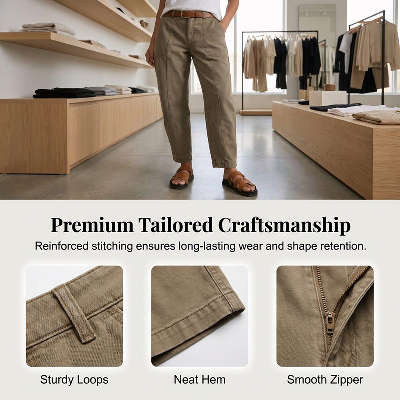 Comfortable High-Waist Utility Trousers - Designed for Every Body - Seldom Seen Styles