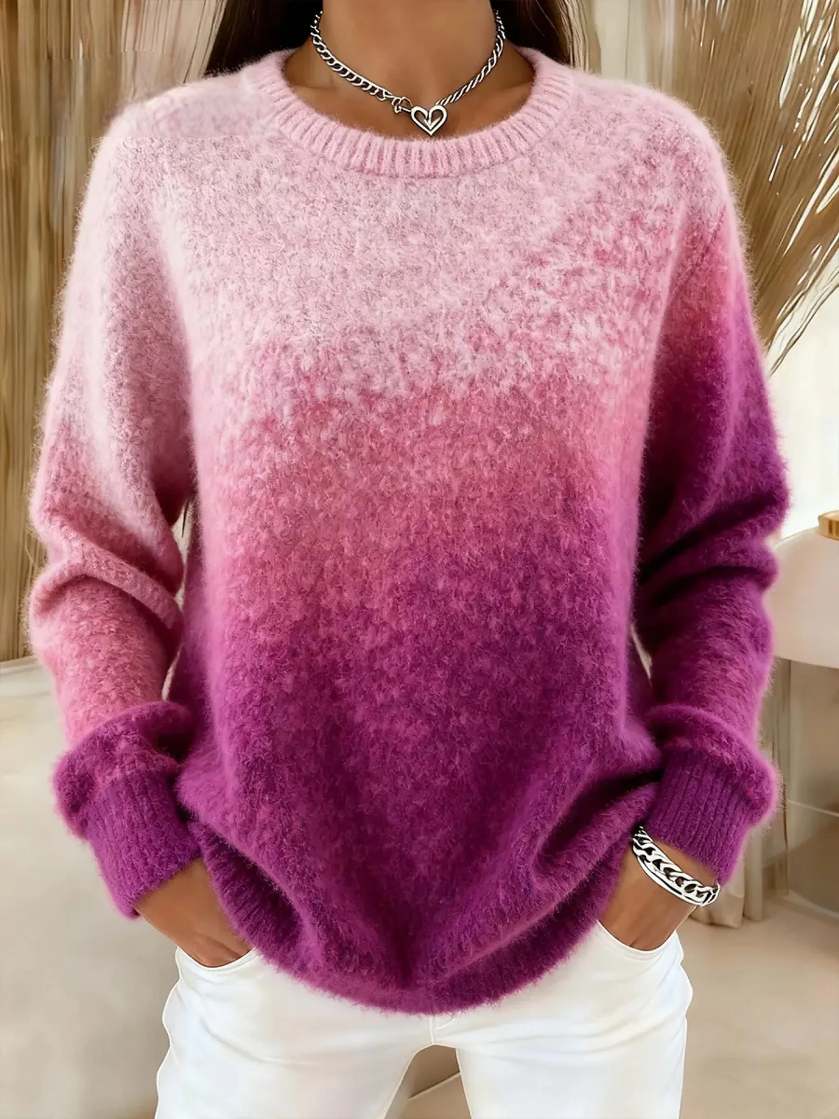 Corinnea™ – Elegant afslappet striktrøje - Seldom Seen Styles