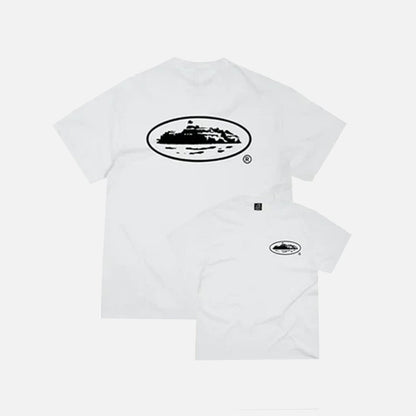 T-shirt Corteiz RTW OG Island - Blanc / Noir
