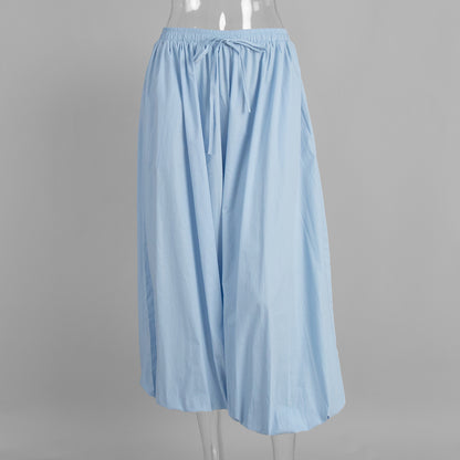 Bloomer en coton, tendances urbaines printemps-été, pantalon ample décontracté, style "lazy", bloomer ample.