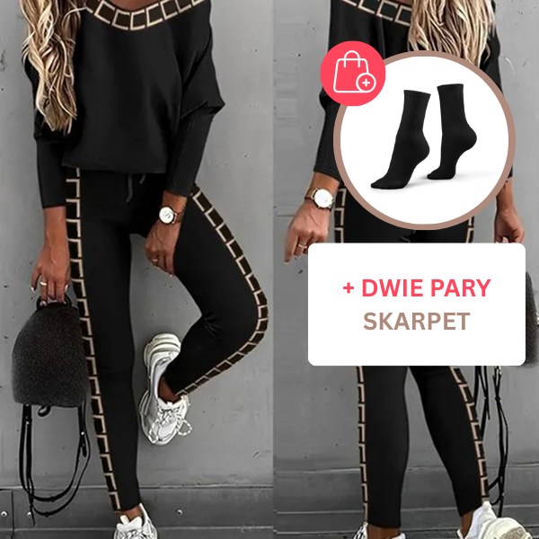 LUNACHIC - MODNY ZESTAW KOSZULA I SPODNIE