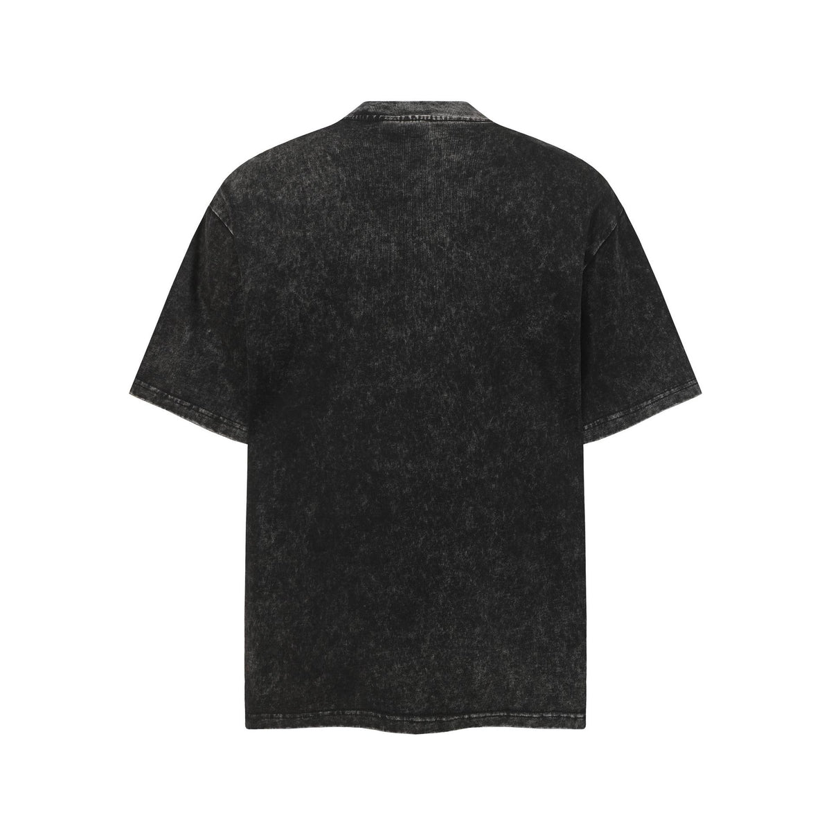 Crew Neck Short Sleeve Acid Washed Deconstructed Spliced Pocket T-Shirt Loose Oversized High Street Casual Couple Top | Acid Splice - Seldom Seen Styles