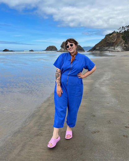 Kurzer Utility-Jumpsuit