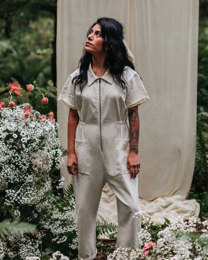 Kurzer Utility-Jumpsuit