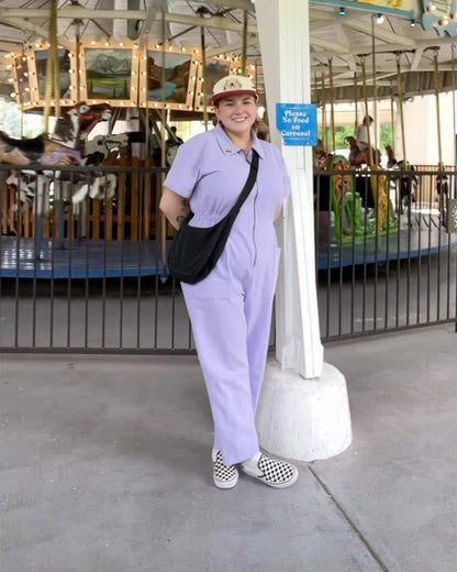 Kurzer Utility-Jumpsuit