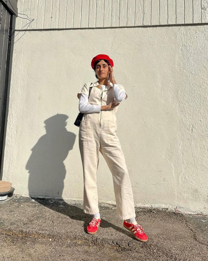 Kurzer Utility-Jumpsuit