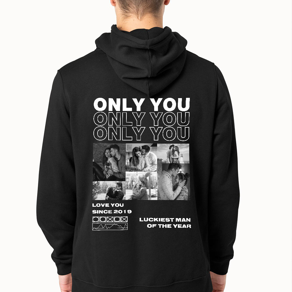 Custom Your Pic Shirt💕Sweatshirt For Couples - Seldom Seen Styles