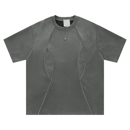 Cyber Sigilism Star Stitch T-Shirt - Seldom Seen Styles