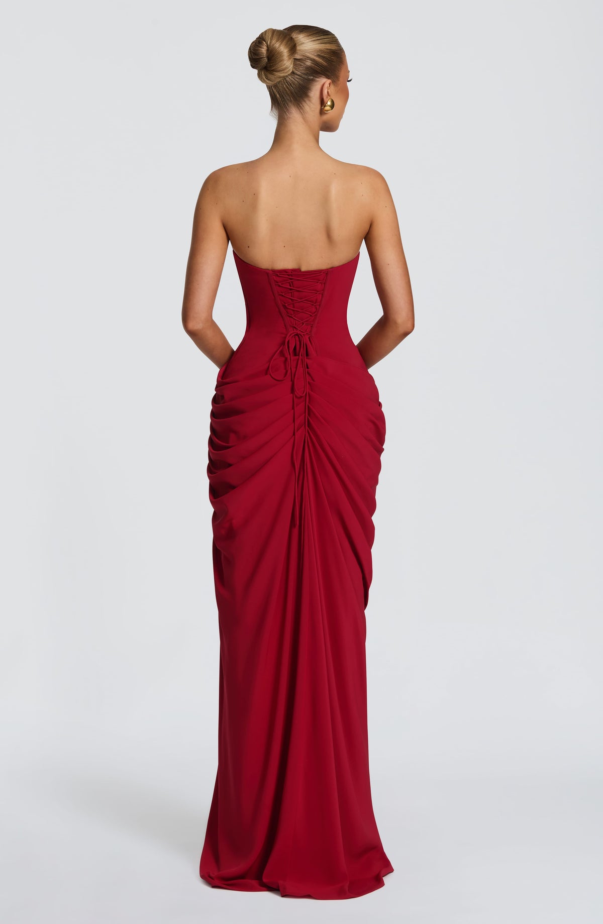 Cyra Maxi Dress - Deep Red - Seldom Seen Styles
