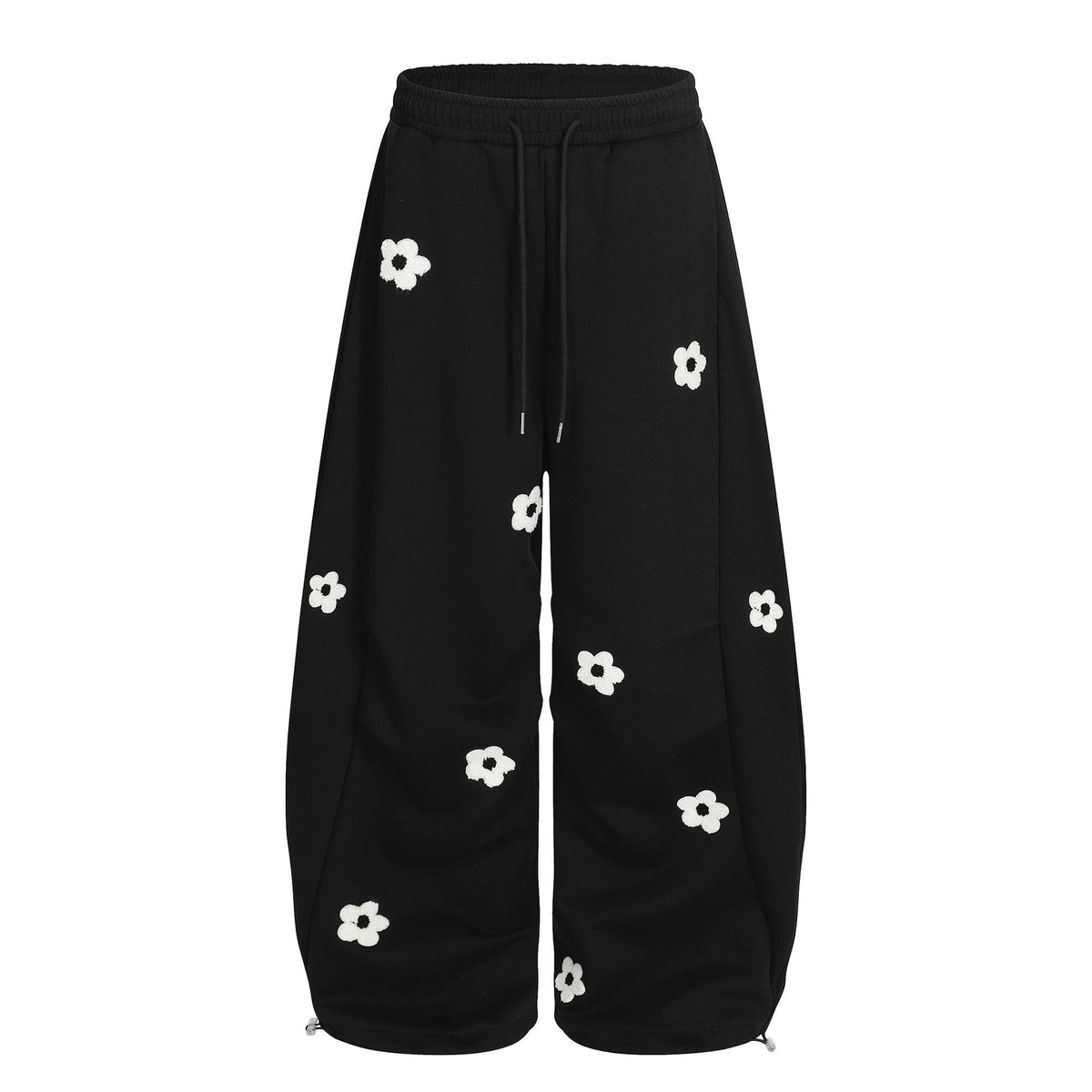 DARKAGE Floral Chenille Patchwork Sweatpants - Seldom Seen Styles
