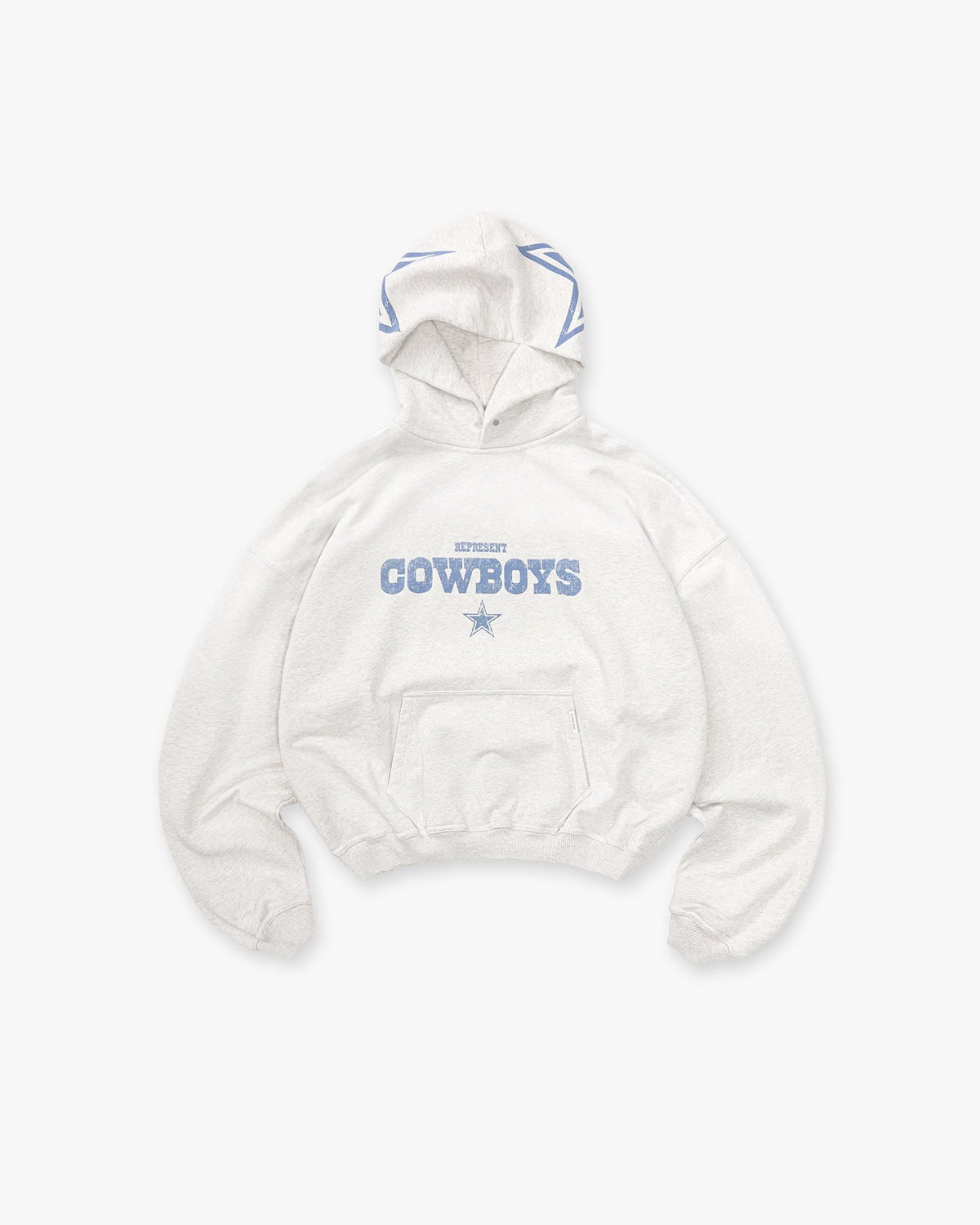 Dallas Cowboys x Represent Hoodie - Cream Marl - Seldom Seen Styles