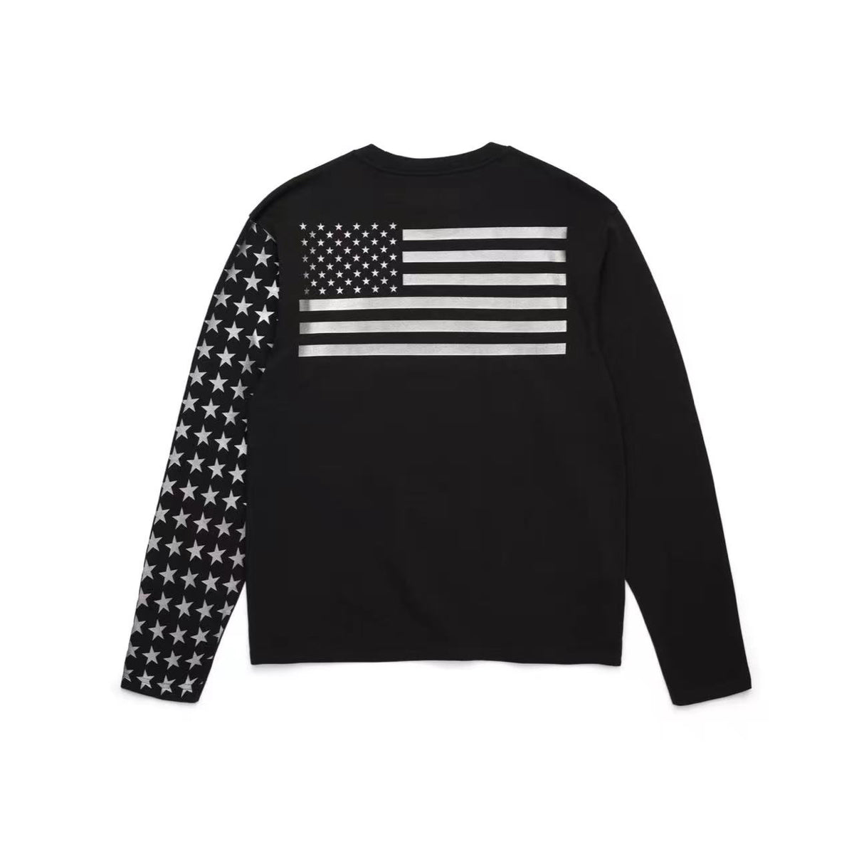 Denim Tears Long Sleeve Flag Tee - Black - Seldom Seen Styles