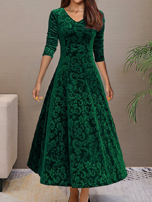 Denise | Holiday Velvet Elegance Dress - Seldom Seen Styles