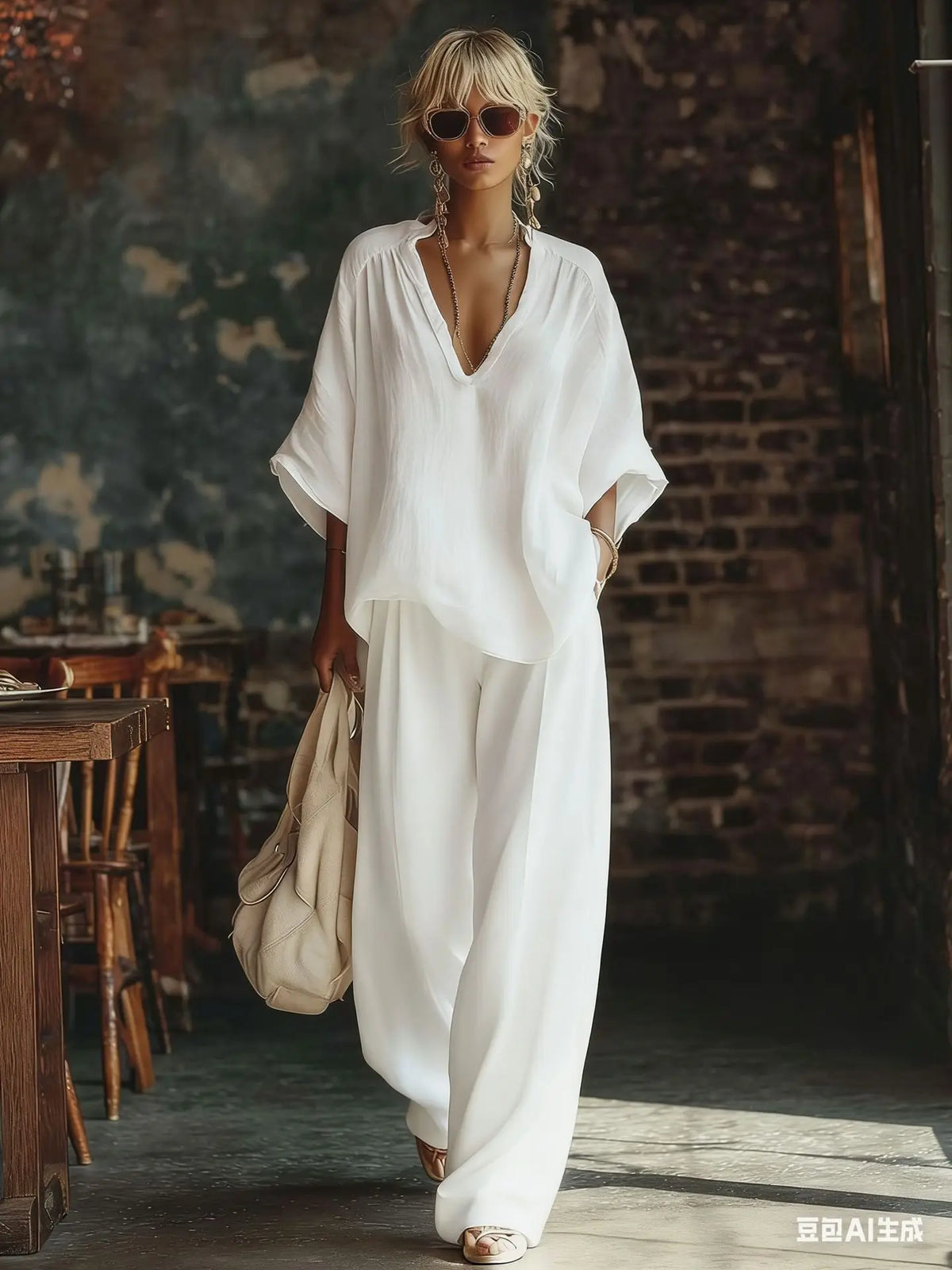 Dixie Relaxed Wide Leg Pant Set - Seldom Seen Styles