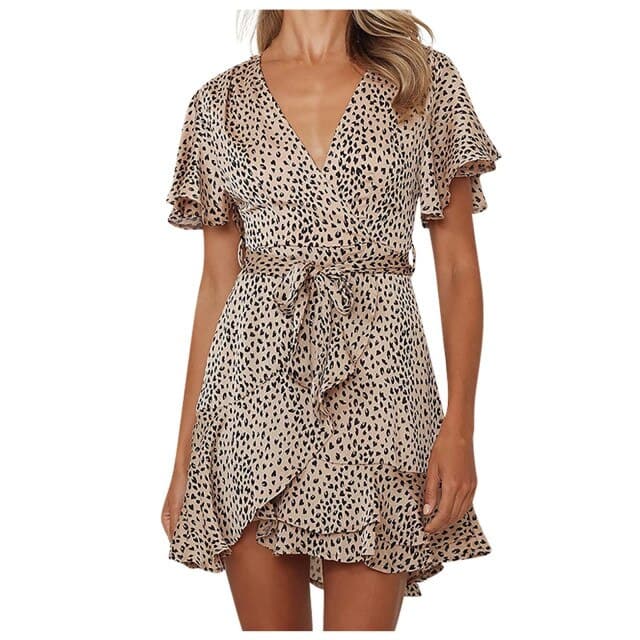 DressBetty - Butterfly Sleeve Vintage Short Mini Dress - Seldom Seen Styles