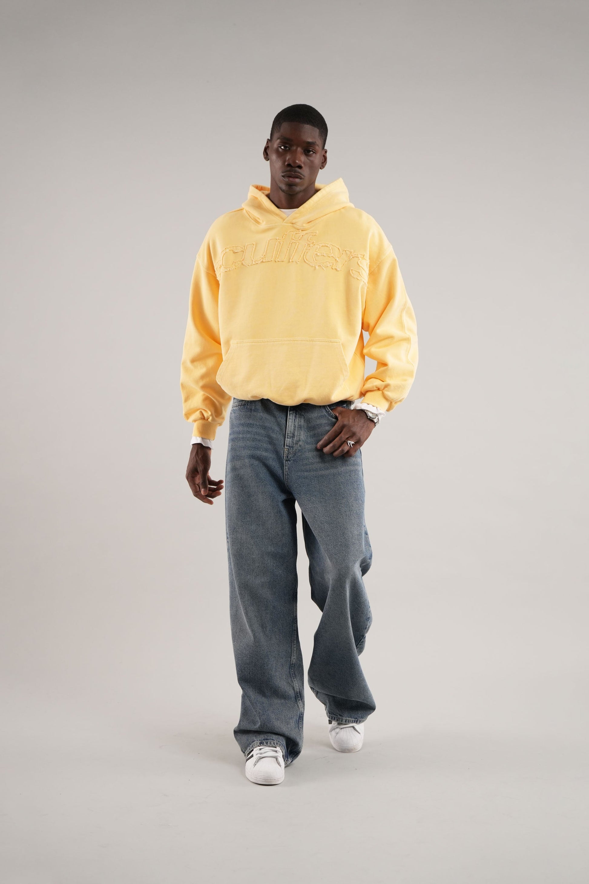 Raw Yellow Hoodie - Seldom Seen Styles