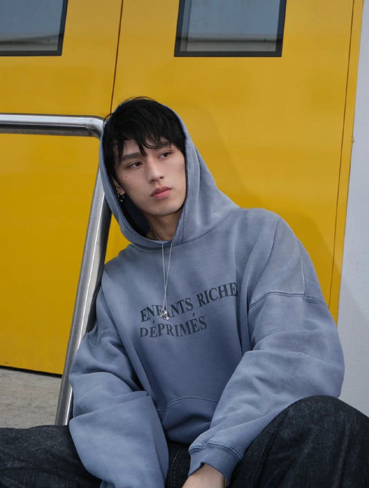 ENFANTS RICHES DÉPRIMÉS Classic Logo Distressed Hoodie - Seldom Seen Styles