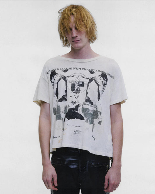 ENFANTS RICHES DÉPRIMÉS 'Enfant Abandonné' Printed Distressed T-Shirt - Seldom Seen Styles