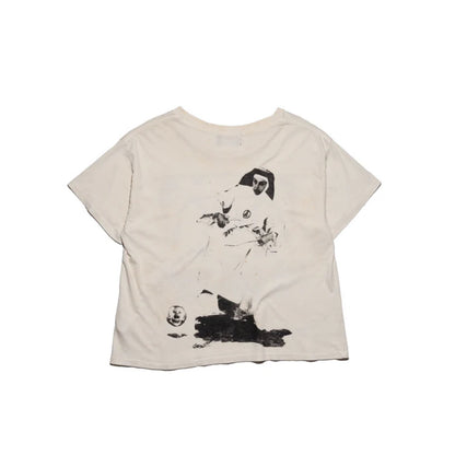 ENFANTS RICHES DÉPRIMÉS 'Enfant Abandonné' Printed Distressed T-Shirt