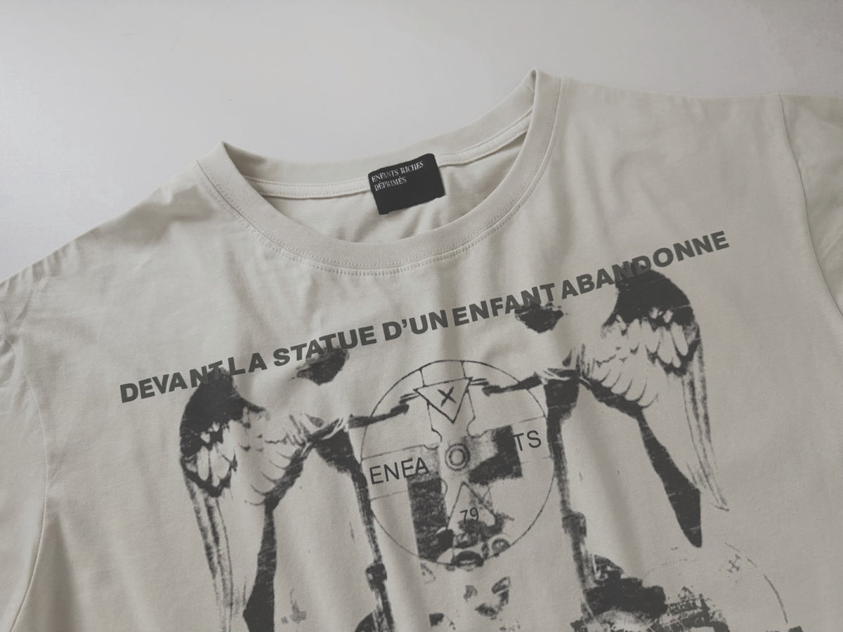 ENFANTS RICHES DÉPRIMÉS 'Enfant Abandonné' Printed Distressed T-Shirt - Seldom Seen Styles